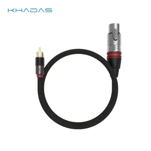 Khadas Bal-RCA a XLR-3 Maschio da 1,0 metri/0,2 metri Design per Khadas Tone2 Pro