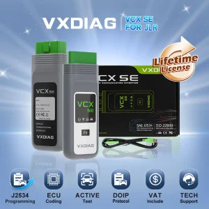 VXDIAG VCX SE VX708 per JLR SDD DoIP Car OBD2 Scanner diagnostico J2534 codifica di programmazione Test attivo per Land Rover Pathfinder