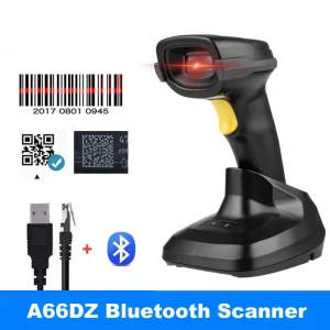 Holyhah A60D Scanner di codici a barre Wireless portatile e A66D Bluetooth 1D/2D QR lettore di codici a barre PDF417 per IPAD Android IOS Mobile