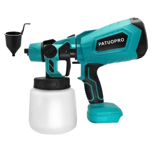 Pistola a spruzzo elettrica senza fili HVLP spruzzatore di vernice per mobili Auto rivestimento in acciaio per pareti aerografo per batteria Makita 18V (senza batteria)