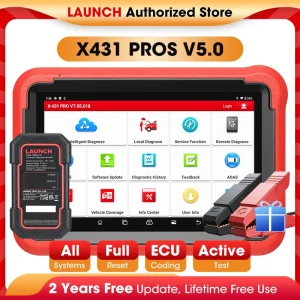 LANCIO X431 PROS V 5.0 Strumenti diagnostici Scanner OBD2 Diagnost Auto Automotive Scansione Autocanner Diagnosi 2 anni Aggiornamento gratuito