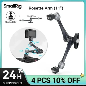 Braccio rosetta SMALLRIG (11 “) carico 3 KG con 1/4”-20 viti perni di posizionamento ARRI-3959