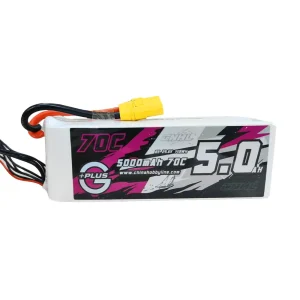 Batteria Lipo CNHL G+Plus 5000mAh 29,6V 8S 70C con spina XT90