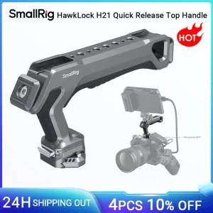 SmallRig HawkLock H21 Kit maniglia superiore a sgancio rapido per con gabbie HawkLock, piastre e altri accessori con cursori-4483