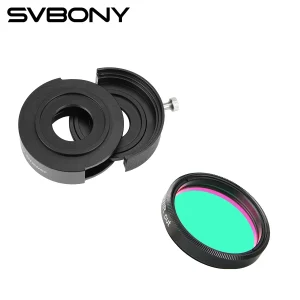Svbony SV226 Cassetto filtro telescopio Stampaggio integrato Design anti-perdite di luce per cielo profondo montato su filtro da 1,25 pollici e 2 pollici