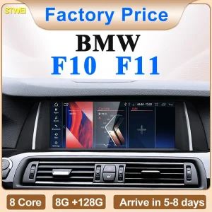 STWEI 2024 Nuovo ID6 ID7 ID8 UI 10.25inc Sistema Android Wireless Carplay AUTO Per BMW Serie 5 F10 F11 CIC NBT Lettori Auto GPS NAVI