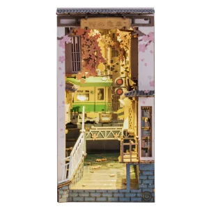 Robotime Rolife Libro Nooks Serie Storie in Libri 4 Tipi FAI DA TE In Legno Mobili Per La Casa In Miniatura Sakura Densya TGB01 Dropshipping