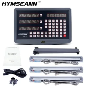 Hymseann SNS-3V set completo di fresatura/tornio/taladro a 3 assi dro lettura digitale con 3 bilance lineari