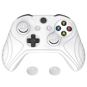 PlayVital Samurai Edition Custodia in gomma morbida con impugnatura antiscivolo in silicone per controller Xbox One X/S con 2 cappucci per levetta