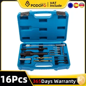 Rimozione della candela danneggiata rimozione del filo riparazione della filettatura chiave per trapano candela Gap Extractor Tool Kit 8MM 10MM