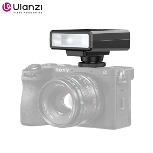 Ulanzi F12 Mini Flash per fotocamera Speedlite GN12 6500K Supporto per slitta standard per fotocamera DSLR Sony Canon Nikon Panasonic Olympus