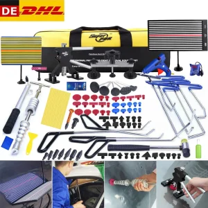 Strumento PDR Strumenti professionali per la riparazione di ammaccature senza vernice Kit di riparazione ammaccature Estrattore di ammaccature per auto con colla Kit di rimozione ammaccature