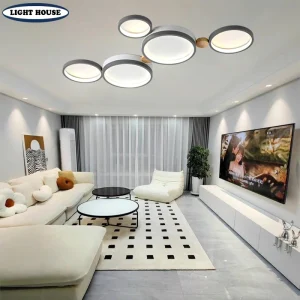 Soggiorno moderno LED lampada a sospensione camera da letto illuminazione plafoniera per interni plafoniera rotonda a LED soggiorno Lig