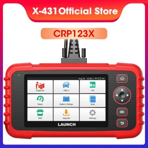 LANCIO CRP123X OBD2 Scanner Lettore di codici per auto Strumenti diagnostici automobilistici Autoscanner Scansione automatica Diagnosi Aggiornamento gratuito