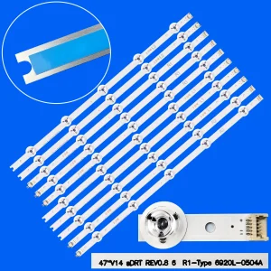Striscia di retroilluminazione a LED per 47LB6700 47LB670T 47LB670V 47LB671V 47LB672V 47LB673V 47LB674V 47LB675V 47LB676V 47LB677V 47LB679V