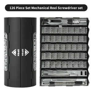 Set di cacciaviti di precisione 126 in 1 Kit di utensili manuali Punte magnetiche Miniera portatile piccola per riparazione orologi PC telefono cellulare Xiaomi