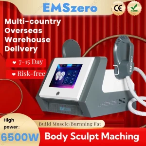EMS Body Sculpt Machine RF Scolpire Perdita di peso Bruciare i grassi Dimagrante Attrezzatura per la stimolazione muscolare 6500W HI-EMT MYOslim EMSzero