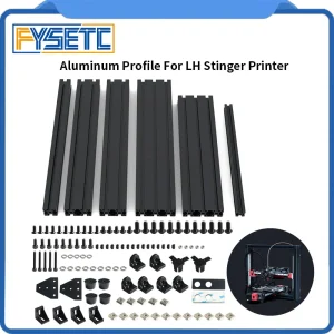 FYSETC LH Stinger Profilo in alluminio nero Kit telaio profilo di estrusione in alluminio di alta qualità per stampante 3D LH Stinger