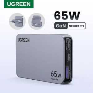 Caricabatterie UGREEN 65W GaN Quick Charge 4.0 3.0 caricatore USB C per iPhone 16 15 14 Pro PD 3.0 caricabatterie rapido per Tablet Laptop Macbook