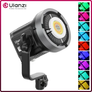 Ulanzi VL-120C 120W V-Mount RGB a colori COB Luce video Controllo APP wireless 2700K-6500K per riprese in studio di fotografia video