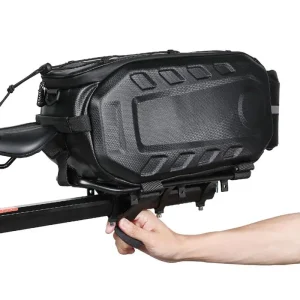 Borsa per sedile posteriore per bici da strada con guscio rigido borsa per borsa impermeabile per portabiciclette MTB borsa per bagagliaio borsa per il trasporto in bicicletta accessorio per bici