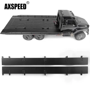 AXSPEED 1Set benna posteriore in lega di alluminio piastra di bordo allargata per TRX-6 T6 88086 Ultimate Hauler 1/10 RC Flatbed Car Truck Parts