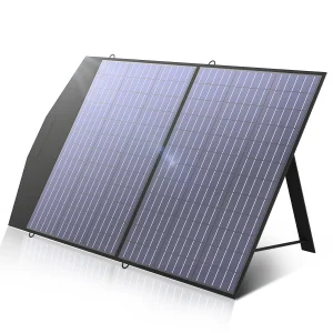 ALLPOWERS 60 100 140W Solarpanel per Jackery/bluetoti/ECOFLOW Powerstation portatile, Backup pieghevole di energia solare per esterni