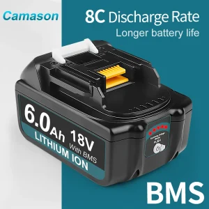 Batteria Camason per Makita 18V Utensili elettrici Accessori di ricambio BL1860 BL1850 18 v Li-ion batterie ricaricabili Caricatore