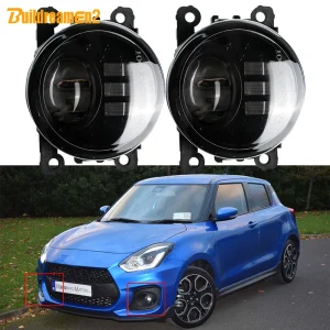 2 pezzi auto fendinebbia anteriore per Suzuki Swift Sport 2007-2023 30W H11 LED fendinebbia accessori per luci di marcia diurna