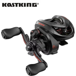 KastKing Black Valiant Eagle II Bait Finesse System Mulinello da baitcasting 5KG Max Drag 8.4:1 Mulinello da pesca ad alta velocità per la pesca alla spigola
