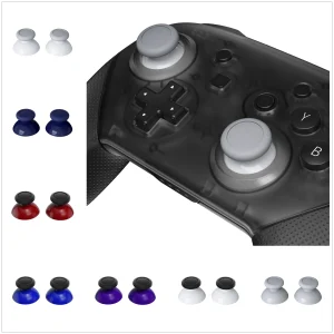 eXtremeRate Thumbsticks joystick bicolore analogici con cacciavite Phillips per controller Nintendo Switch Pro – 12 colori