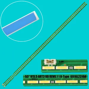 Striscia LED Per 6922L-0159A 6916L-2318A 55UH6030 55UNG615V 55UH7650 55UH765T 55UH7900 7920 55UF6450 55UH620V 55UH617V
