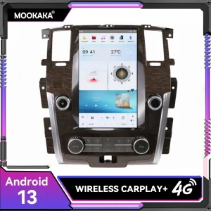 TouchScreen da 12.1 pollici Per Nissan Patrol Y62 Infiniti Qx56 QX80 2012-2020 Android 13 Autoradio DSP AutoRadio Stereo GPS Navi Unità