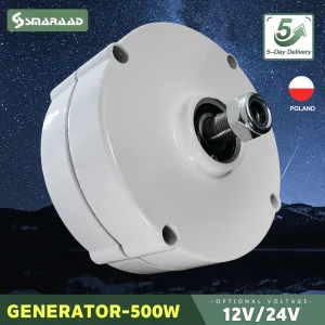 PMG 500w generatore di Turbine eoliche 12V 24V 750 Rpm AC DC Power Magnetic dinamo turbina ad acqua idro alternatore energia libera mulino a vento