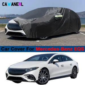 Copertura per auto Impermeabile Sole Neve Pioggia Vento Prevenire Copertura A Prova di Polvere Per Mercedes Benz V297 X296 EQS 350 450 500 580 680 AMG 53
