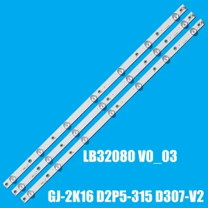 NUOVA striscia di retroilluminazione a LED da 30 pezzi per 32LJ550B-SA 32LJ500V 32LH500D GJ-2K16 GEMINI-315 32PFS6401 KDL-32R330D 32PHS5301 32PFS5501