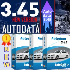 Nuovissima versione 2025 Autodata 3.45 Software per Riparazione Auto con Diagrammi di Cablaggio, Dati + Video Guida all’Installazione + Assistenza all’Installazione Auto Data 3.45