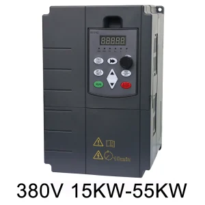 Convertitore di frequenza 15KW VFD 20HP 3Ph Controllo velocità Uscita 380V 32A 500Hz Azionamento motore VFD per tornio Motore asincrono trifase