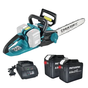 42V Max 16 ”Sega a catena senza fili senza spazzole Electeic Sega da giardino Lavorazione del legno Utensili elettrici portatili per Makita 18V Batteria