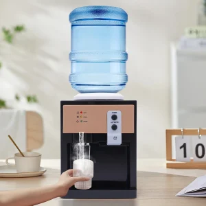 Distributore di acqua elettrico Fontana da tavolo Acqua calda fredda e calda Riscaldatore Home Office Hostel Caffè Tea Bar Helper