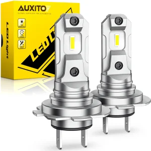 AUXITO 2X H7 LED Canbus lampadina del faro per Volkswagen Golf 5 6 7 mk6 mk7 Volvo v50 v70 Toyota Auris Honda Civic 360 H7 LED Light