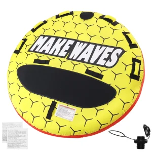 Tubo Trainabile SucceBuy per Nautica, 1-3 Persone, Gonfiabile, 63 Pollici, Rotondo, per Sport Acquatici