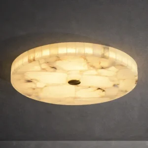 Luci a led Moderno 2025 Lampadario a soffitto in marmo Decorazioni per la casa Lampada da soffitto in marmo bianco Nuovo design Lustro per soggiorno