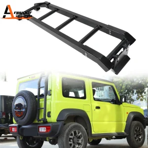 Nuova scala per porta posteriore in alluminio per auto in alluminio adatta per Suzuki Jimny 2019 + BLK