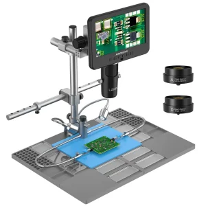 Andonstar 2025 Nuovo microscopio digitale trinoculare 2000X UHD 2160P HDMI AD246SM-Plus per saldatura PCB SMD per strumenti di riparazione del telefono