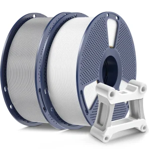 SUNLU Filamento ufficiale per stampante 3D PETG 2 rotoli 1,75 mm +/- 0,02 mm Filamento per stampa 3D Materiali per stampante 3D FDM ben avvolti