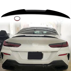 Per BMW Serie 8 G16 F93 M8 840i M850i Gloss Blk Baule Posteriore Spoiler Tai Ala Labbro