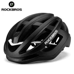 ROCKBROS Casco da bici MTB Ciclismo su strada Hemets Integralmente modellato Uomo Donna Ventilazione traspirante Sport Casco da bicicletta ultraleggero