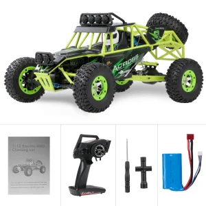 Wltoys 1/12 Full Scale RC Auto 50 km/h Ad Alta Velocità RC Auto 2.4G 4WD Off Road Car RC Rock Crawler Cross-country Outdoor RC Truck