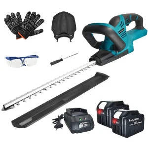 PATUOPRO 21V Brushless Elettrico Tagliasiepi Ricaricabile Cordless Giardino Paesaggistica Potatore Utensili Elettrici Fit Makita 18V Batteria